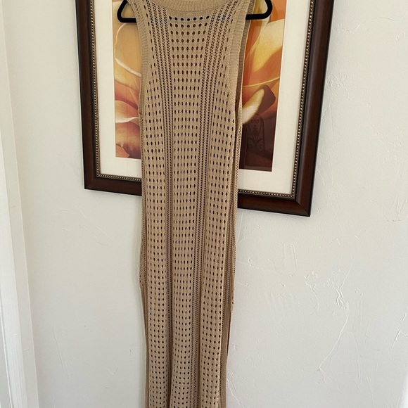 Crochet Knit Maxi Dress - Picture 4 of 8